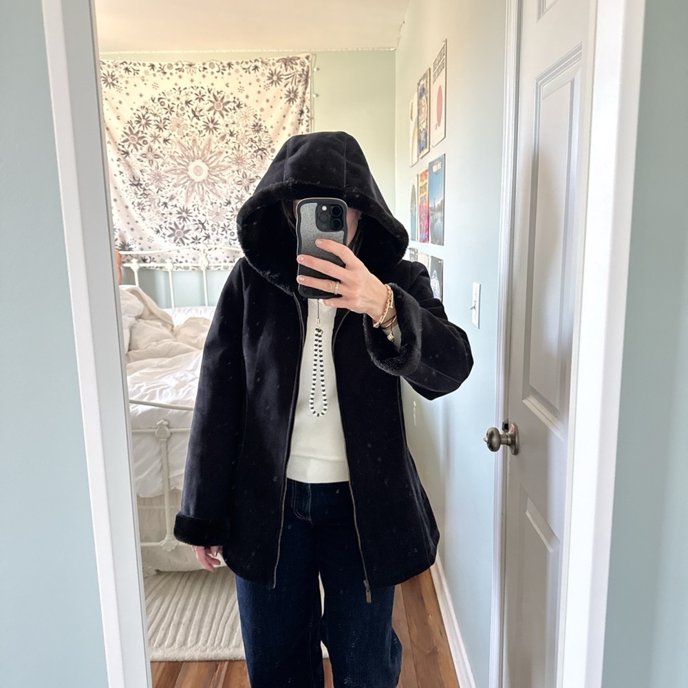 Marvin Richards Black Hooded Utility Jacket